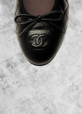 CHNL Classic Ballet Flats Black Quilted - Sneaker Collective