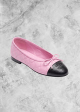 CHNL Classic Ballet Flats Pink & Black - Sneaker Collective