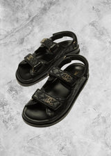 CHNL Quilted Sandal Black - Sneaker Collective