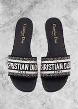 DR Dway Heeled Slides Black - Sneaker Collective