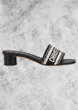DR Dway Heeled Slides Black - Sneaker Collective