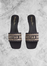 DR Dway Heeled Slides Navy - Sneaker Collective