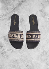 DR Dway Slides Navy - Sneaker Collective