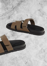 HRMS Chypre Sandals Brown - Sneaker Collective