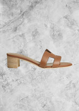 HRMS Izmir heeled Sandal Brown - Sneaker Collective