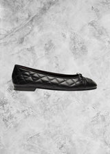 CHNL Classic Ballet Flats Black Quilted - Sneaker Collective