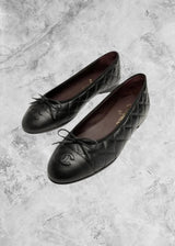 CHNL Classic Ballet Flats Black Quilted - Sneaker Collective