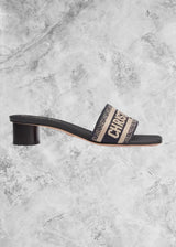 DR Dway Heeled Slides Navy - Sneaker Collective