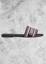 DR Dway Slides Navy - Sneaker Collective