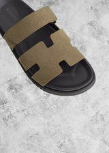 HRMS Chypre Sandals Darkgreen - Sneaker Collective