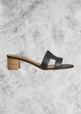 HRMS Izmir heeled Sandal Black - Sneaker Collective